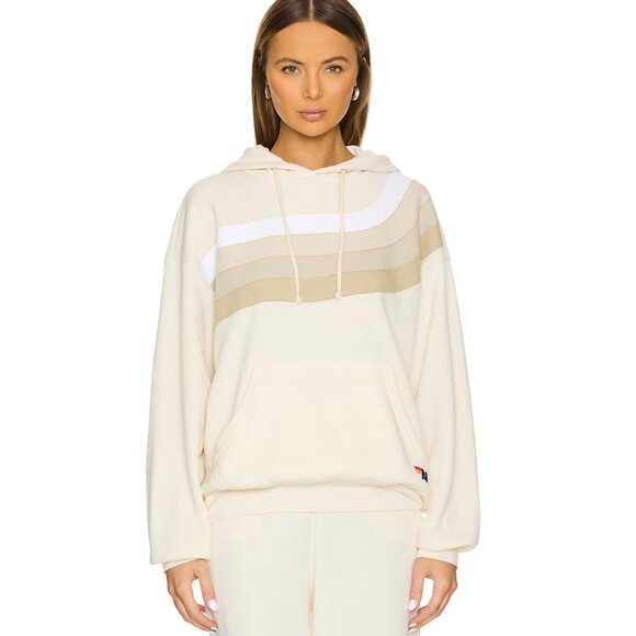 AVIATOR NATION Wave Stripe 4 Pullover Hoodie - Picture 1 of 7